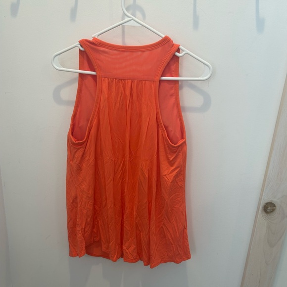 SheBird The Freedom Racerback Tank With Built in Bra in Orange - Picture 3 of 6